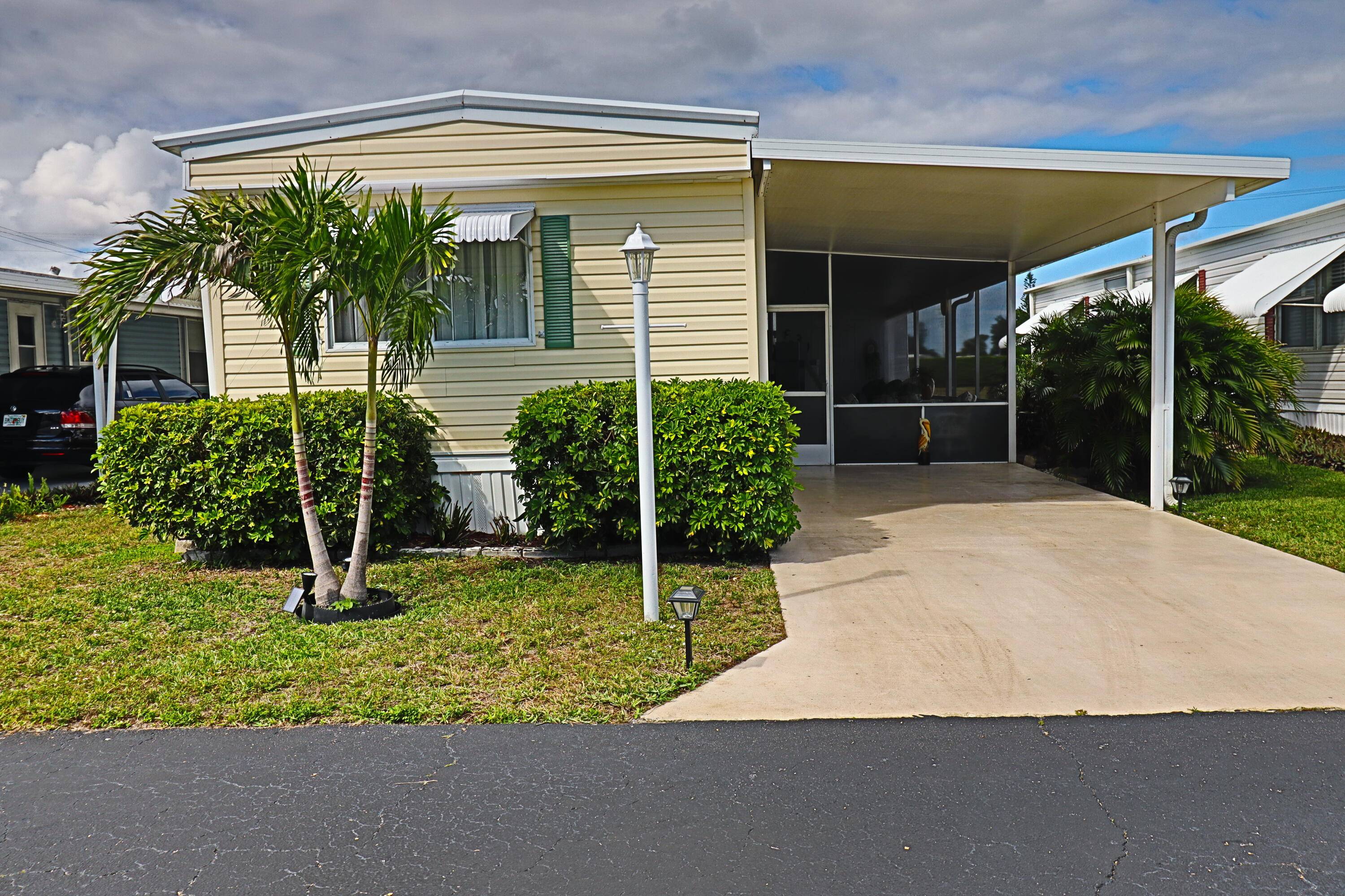 Peaceful location in 55 plus gated community.