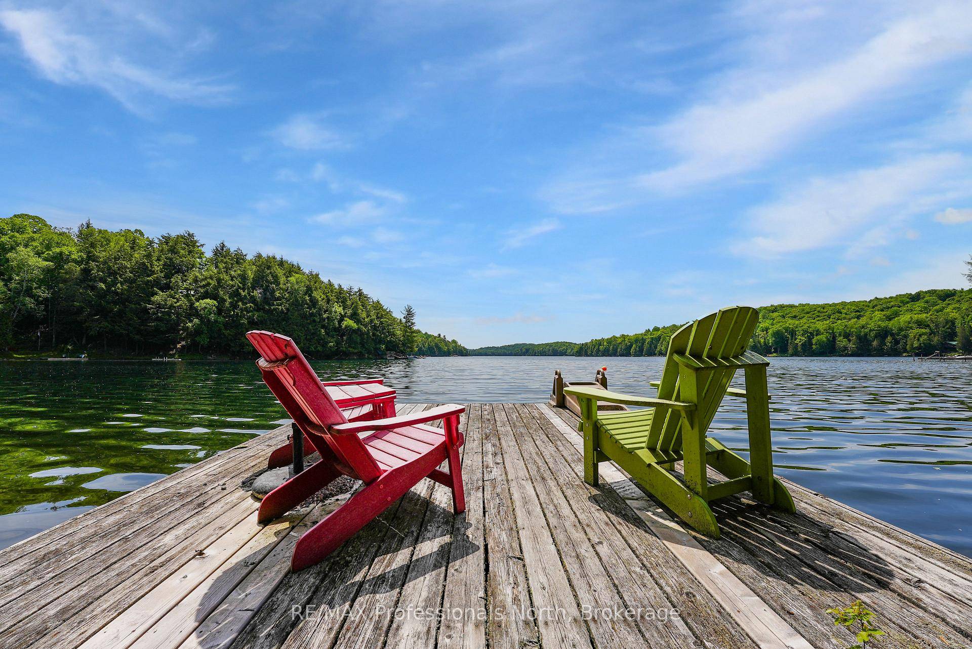 Year Round Retreat on Pristine Wenona Lake Architecturally Unique 5 Bedroom Home.