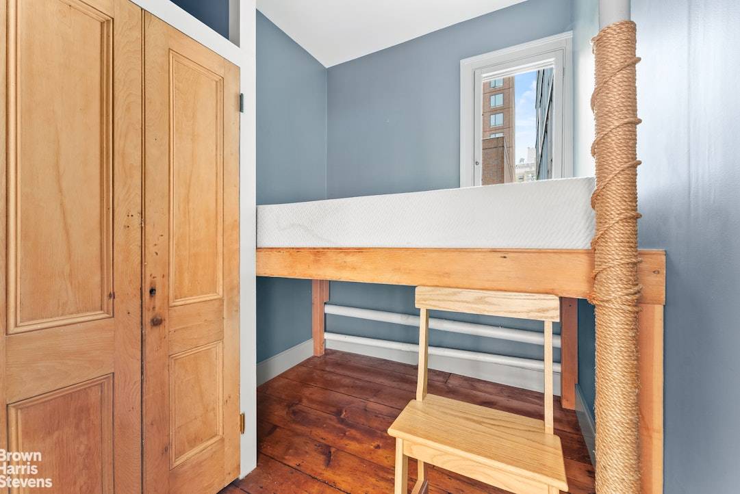 Move right into this truly special one bedroom apartment, featuring an additional dressing room office, in a quiet, owner restored 1863 Italianate landmark building, just one block from Union Square.