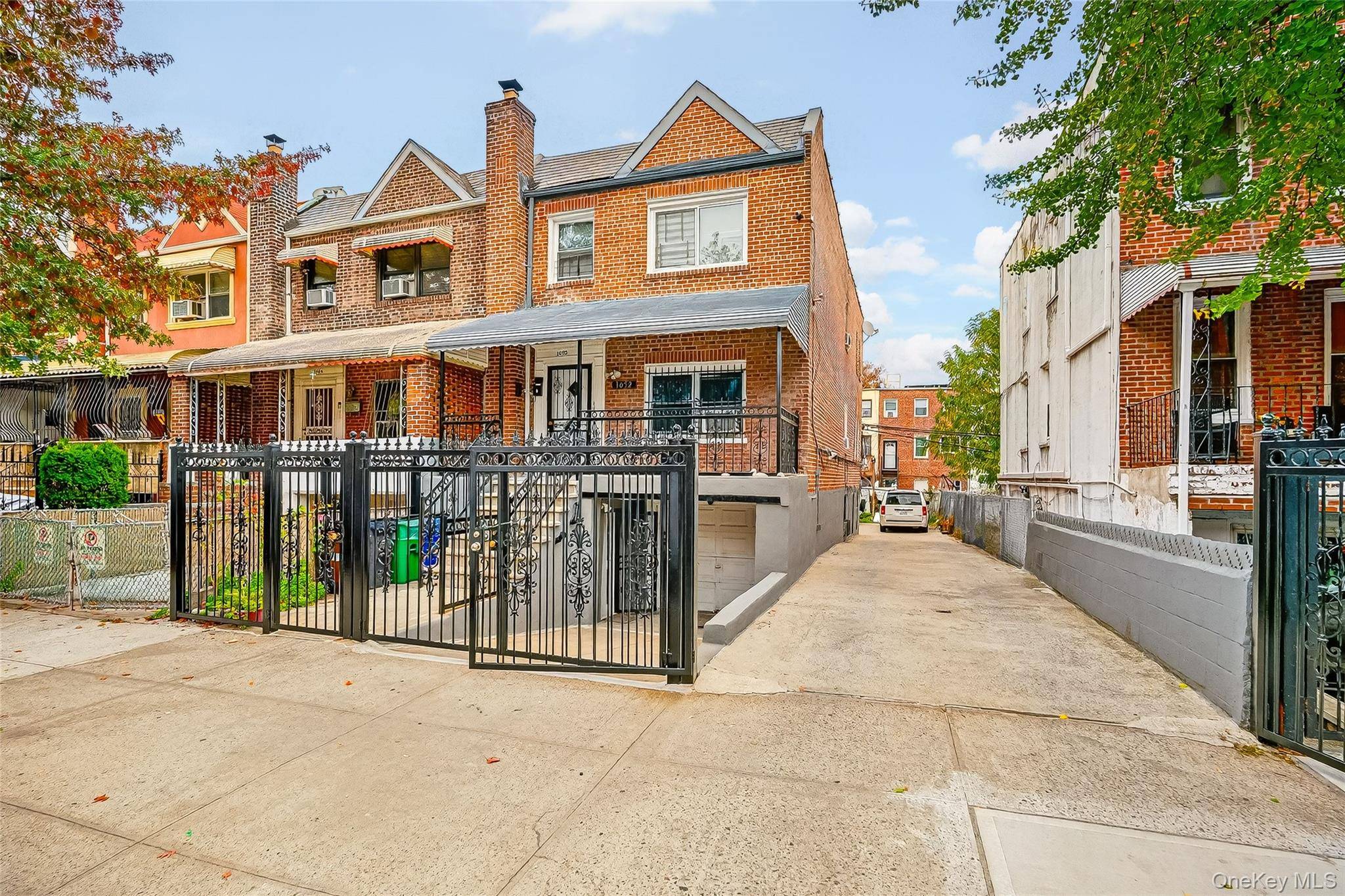 Welcome to 1052 Evergreen Ave a semi detached two family brick home in Soundview featuring a 3 bedroom unit over a 2 bedroom with bonus room, plus a massive full ...