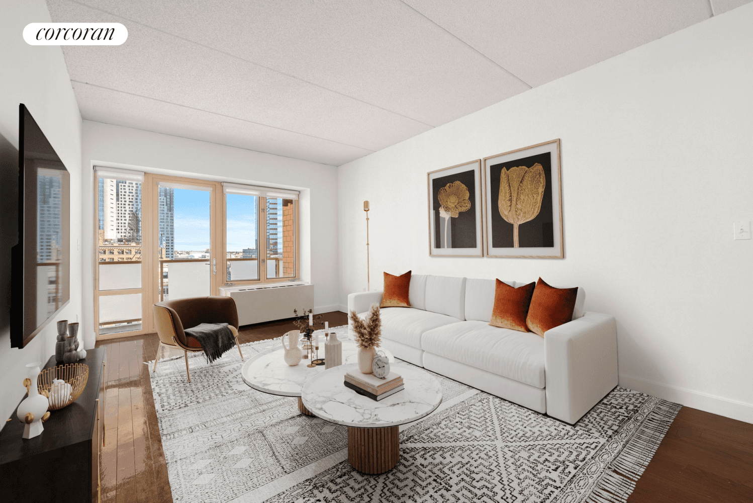 Welcome home to residence 8K at Packard Square !
