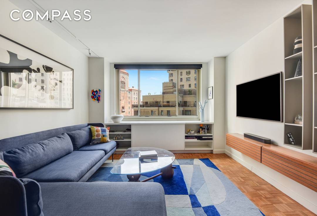 This rarely available one bedroom, one bath residence at 30 Lincoln Plaza 30 West 63rd St.