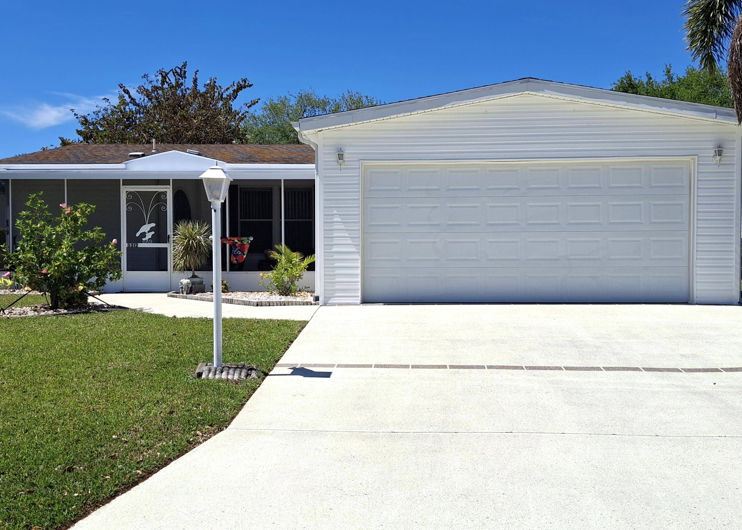 Gorgeous 2 bedroom, 2 Bath with 2 car garage.