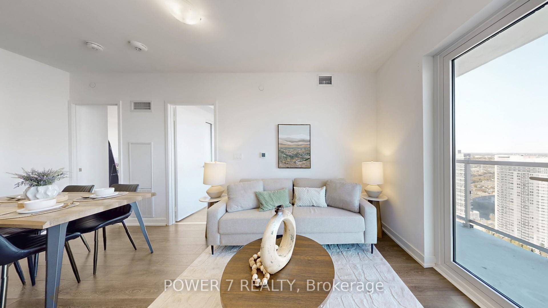 Welcome to 2033 Kennedy Rd 3605 a stylish 2 bedroom, 2 bath corner unit with breathtaking unobstructed North East views !