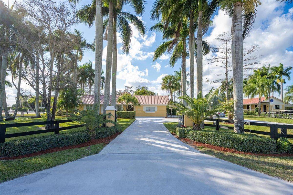 This peaceful horse farm is located in Wellington.