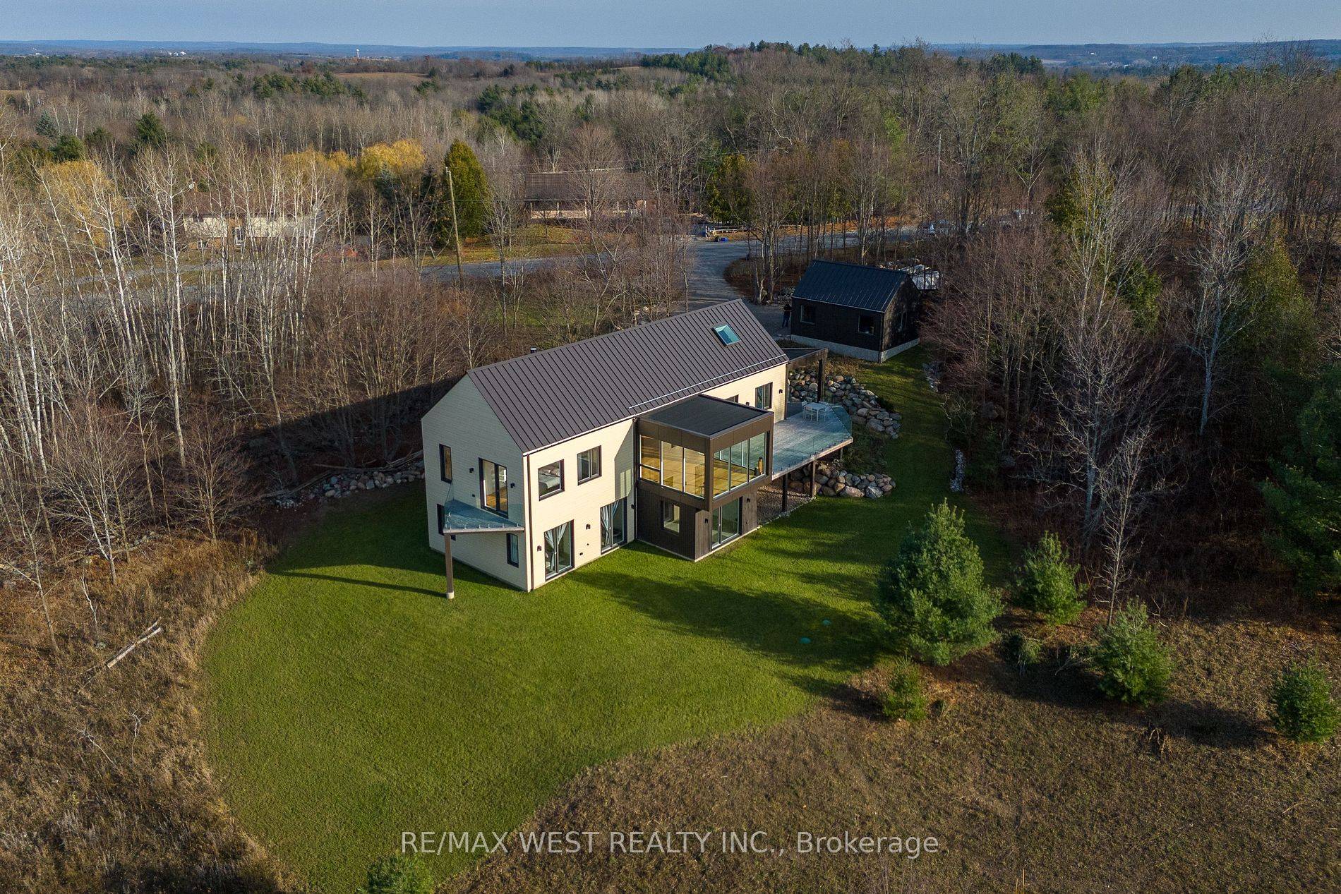 Tranquility Is Yours With This Modern Family Home Surrounded By Nature Yet Minutes To Town And A Short 90 Minute Drive Into Toronto.