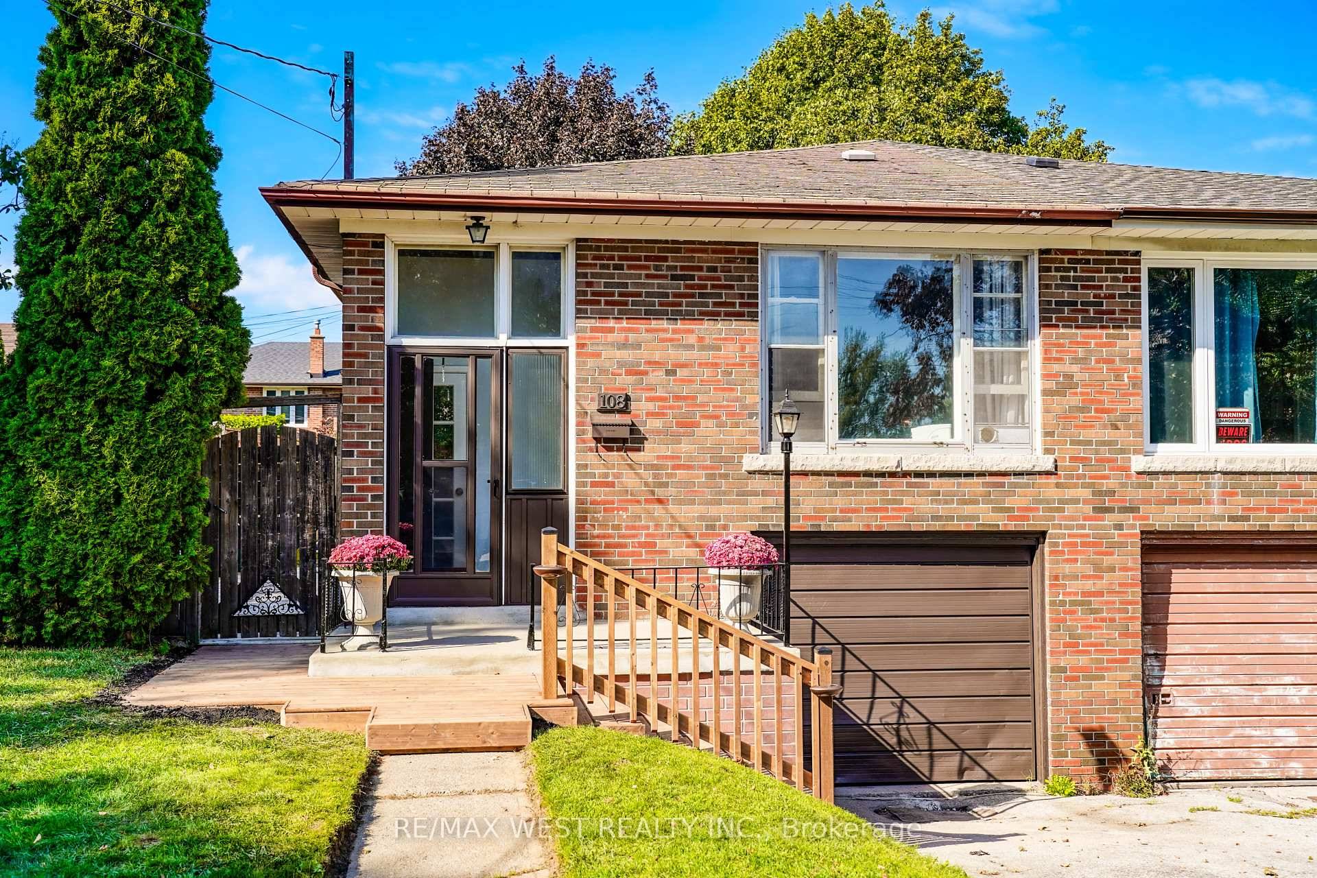 First Time Offered ! Well Built 3 1 Bedroom Semi Detached with Garage in Prime Location !