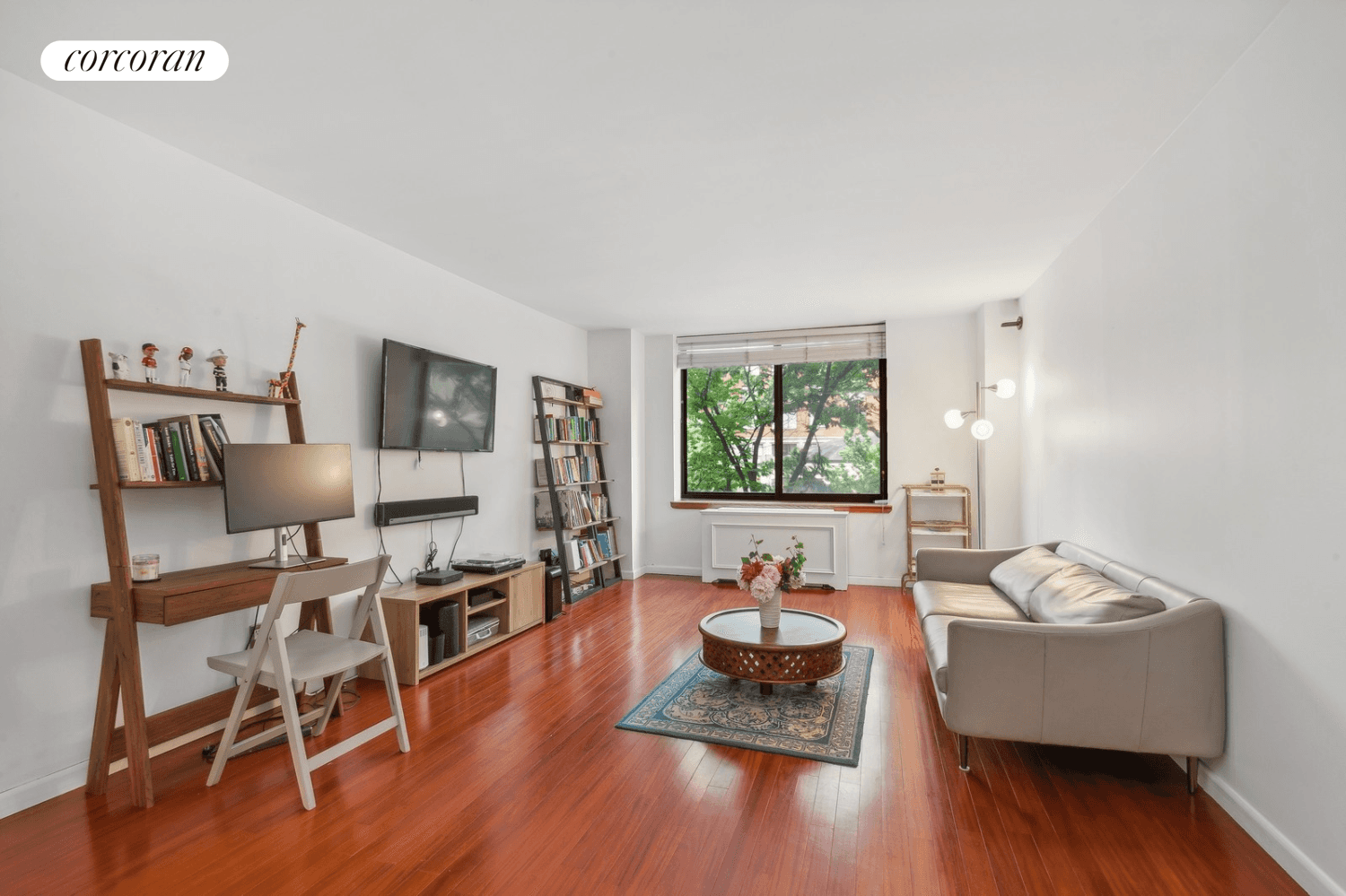 Discover this beautifully renovated, oversized one bedroom, one and a half bathroom home at The Regatta, a boutique condominium in Battery Park.