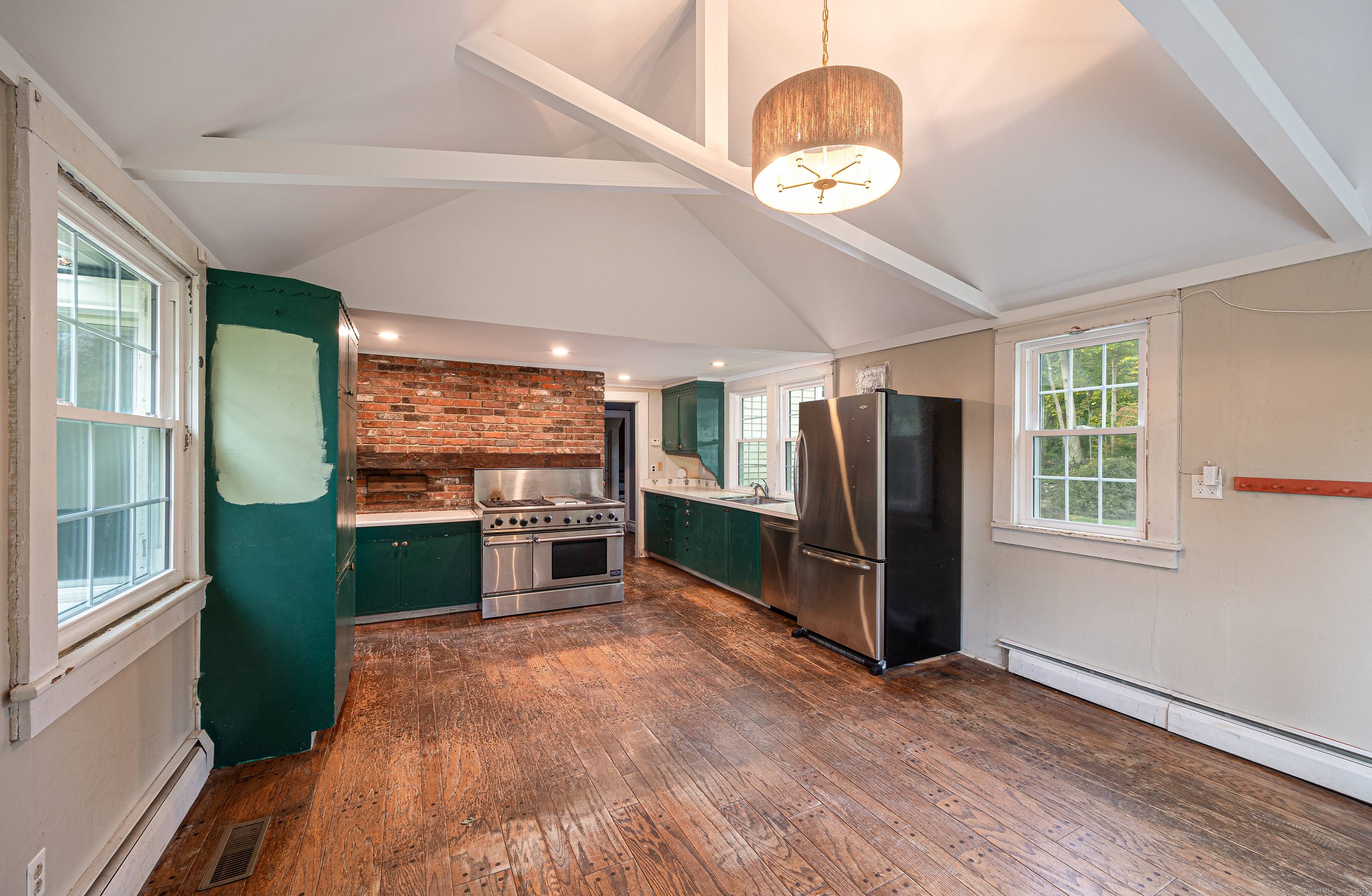 Property is being sold As Is This home full of charm and character, sits on excellent lot with pool and tennis court sites, Historic charm across the street Mianus River ...