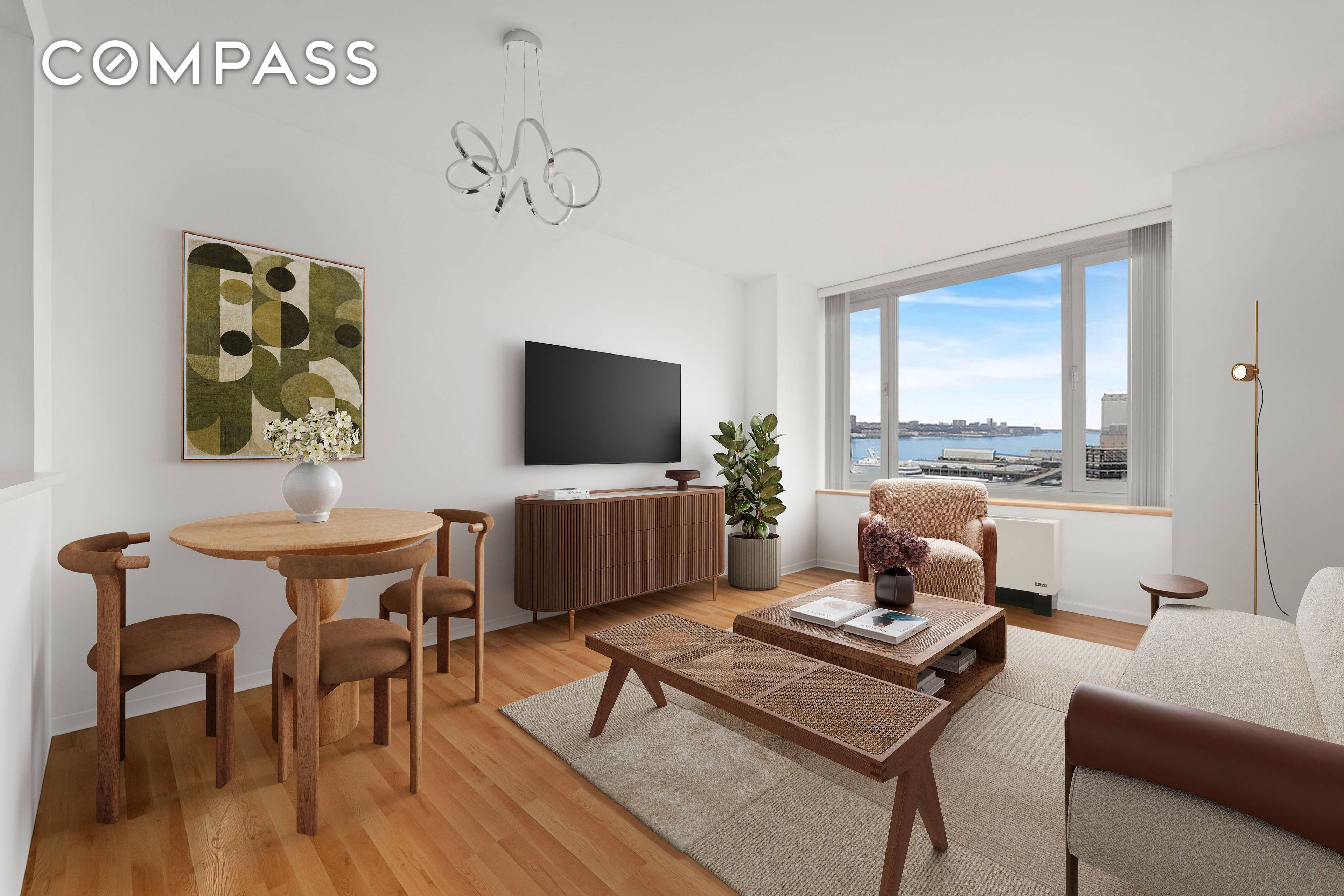 Welcome to Residence 12D at The Atelier, a premier full service condominium located at 635 West 42nd Street in the vibrant Midtown West neighborhood.