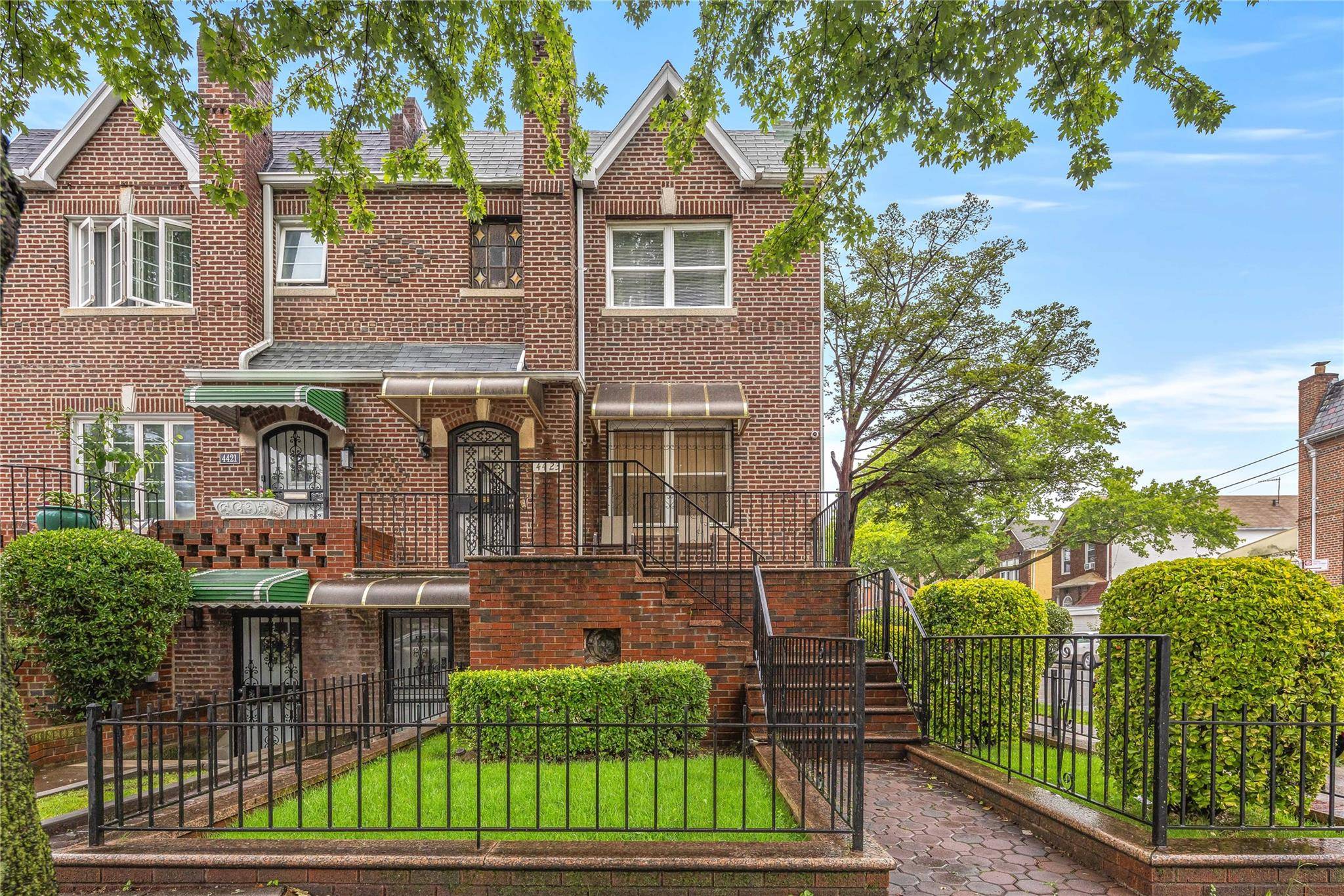 Corner Legal 3 Family Brick Home with 3 Car Garage in East Flatbush !