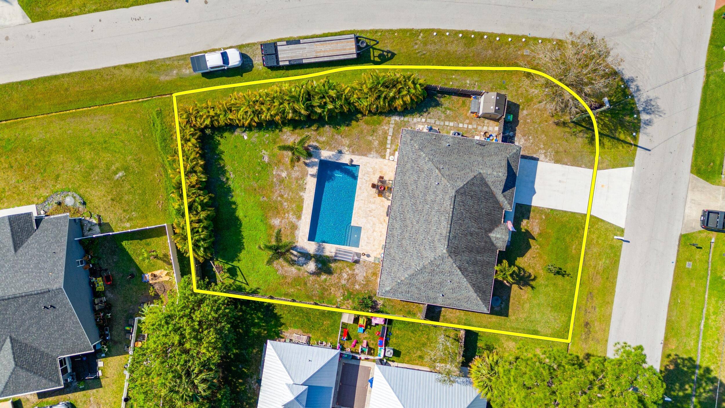 Immaculate Move In Ready 2020 built CBS home with 4 bedrooms, 2 full baths, 2 car garage, custom built 15x30 gunite POOL all situated on.