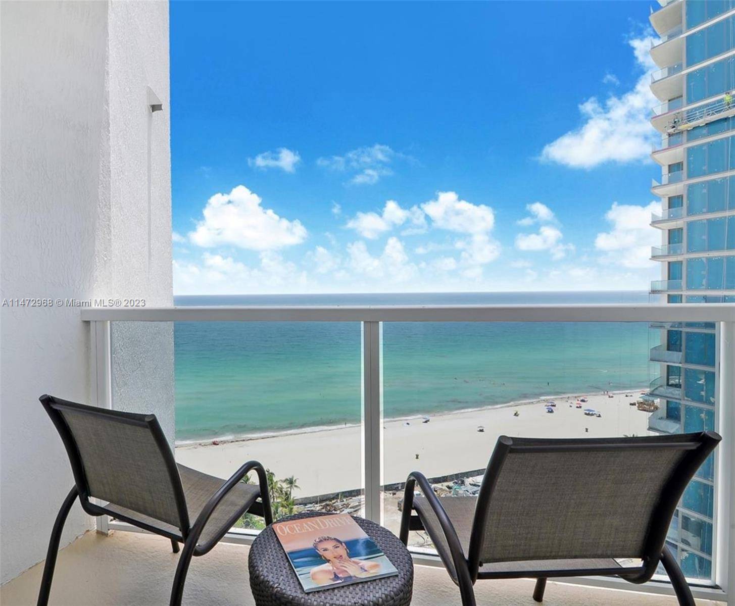 Beautiful direct oceanfront suite in Trump International Beach Resort.