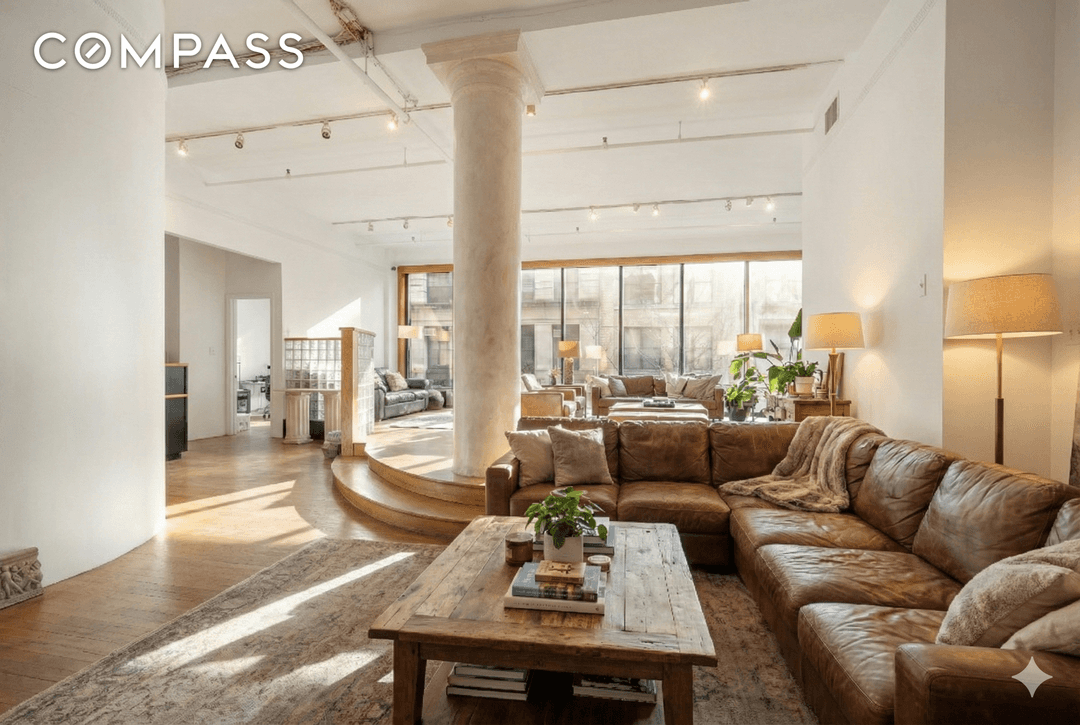 Full Floor Flatiron Loft With 4 to 5 Bedroom Residential Conversion Potential This colossal 4, 600 square foot pre war full floor loft offers a rare opportunity to create a ...