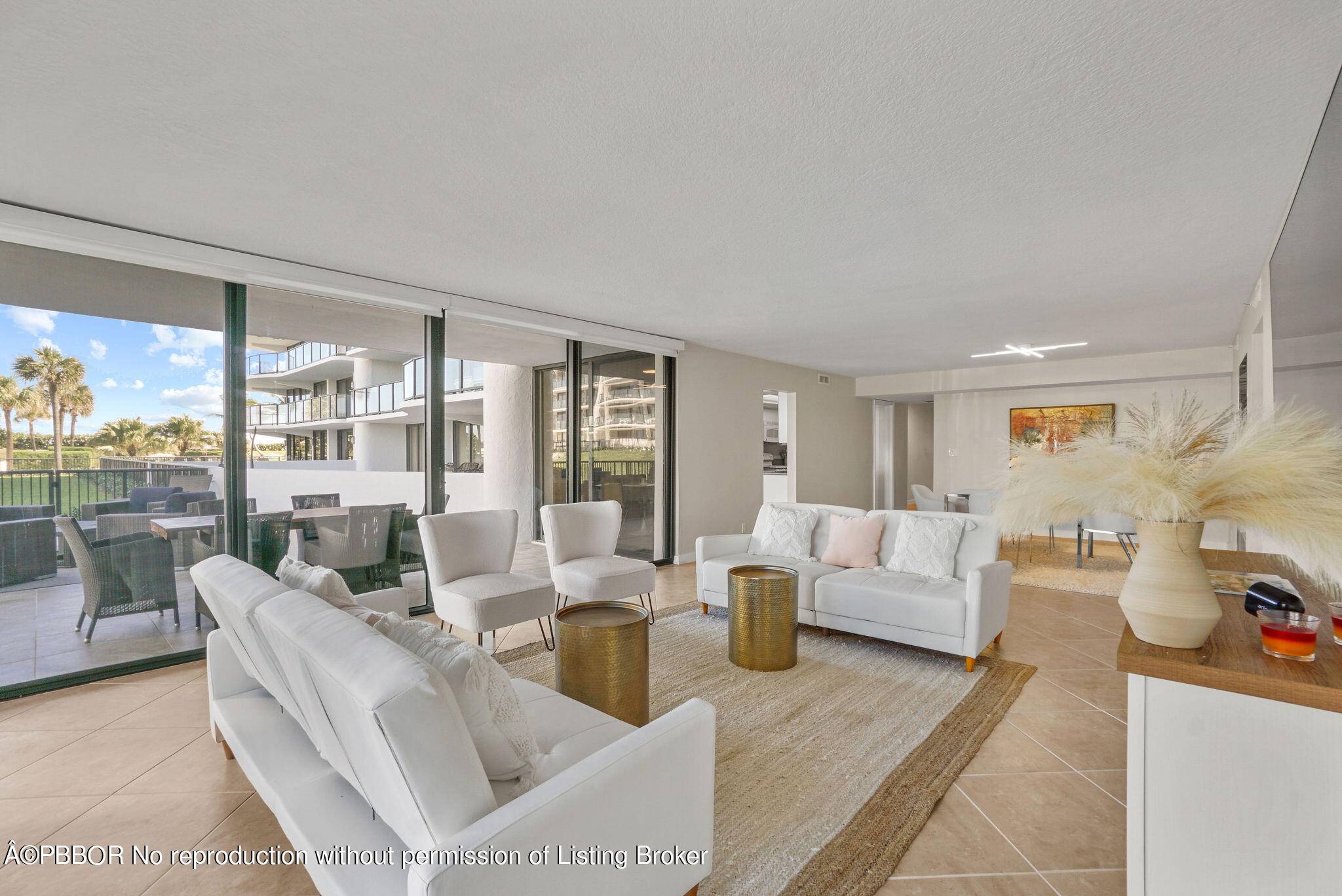 Contemporary 2 Bed 2 Bath Lanai Apartment with Designer Furnishings and Expansive and Spacious Terraces.