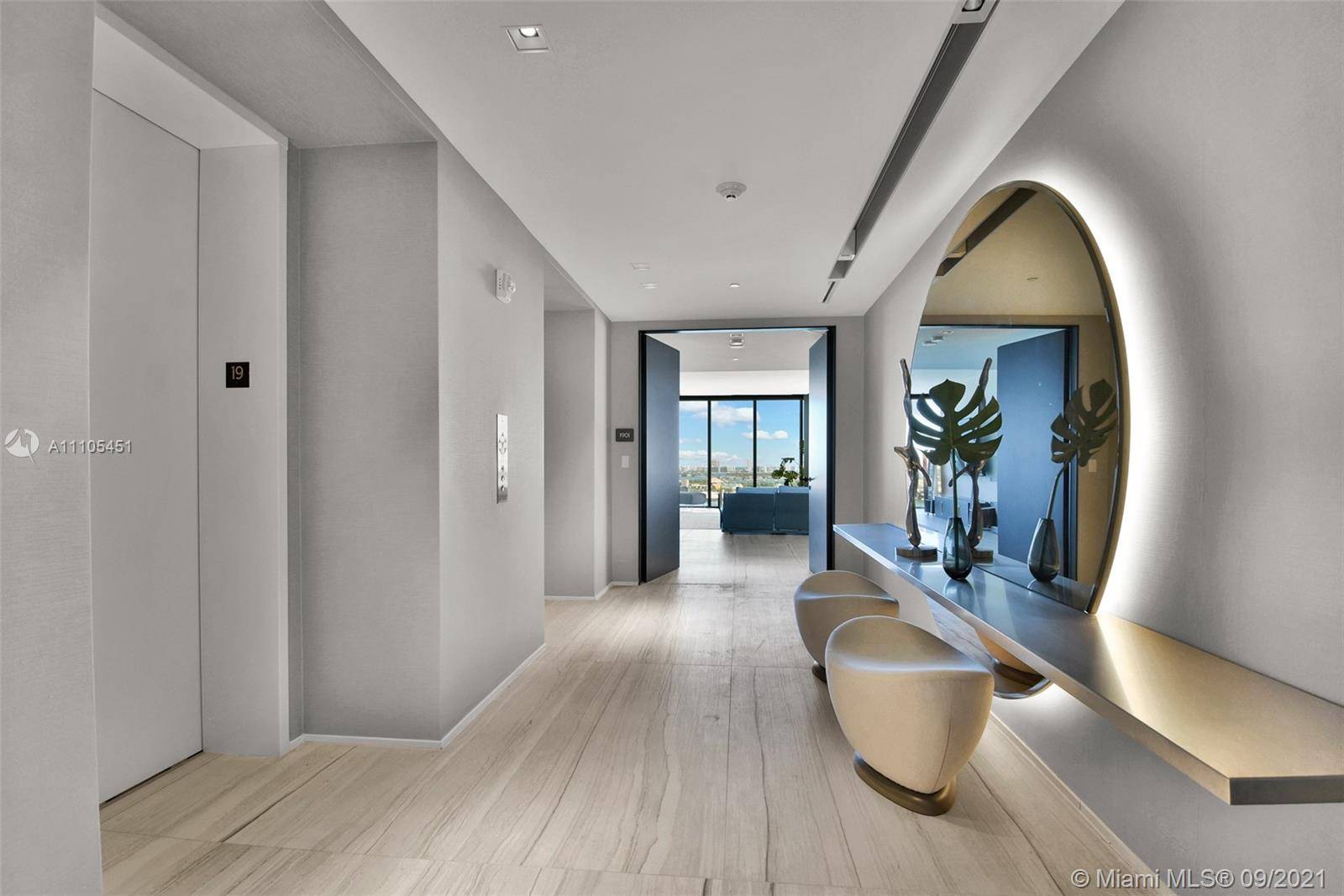 Luxury building One Thousand Museum legendary architecture by Zaha Hadid, Miami's most prestigious residential tower.
