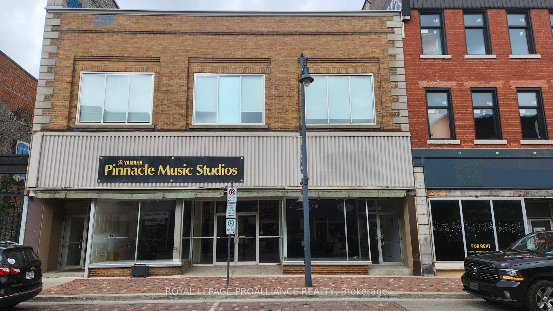 Over 5000 square feet of main level retail office service space for lease.