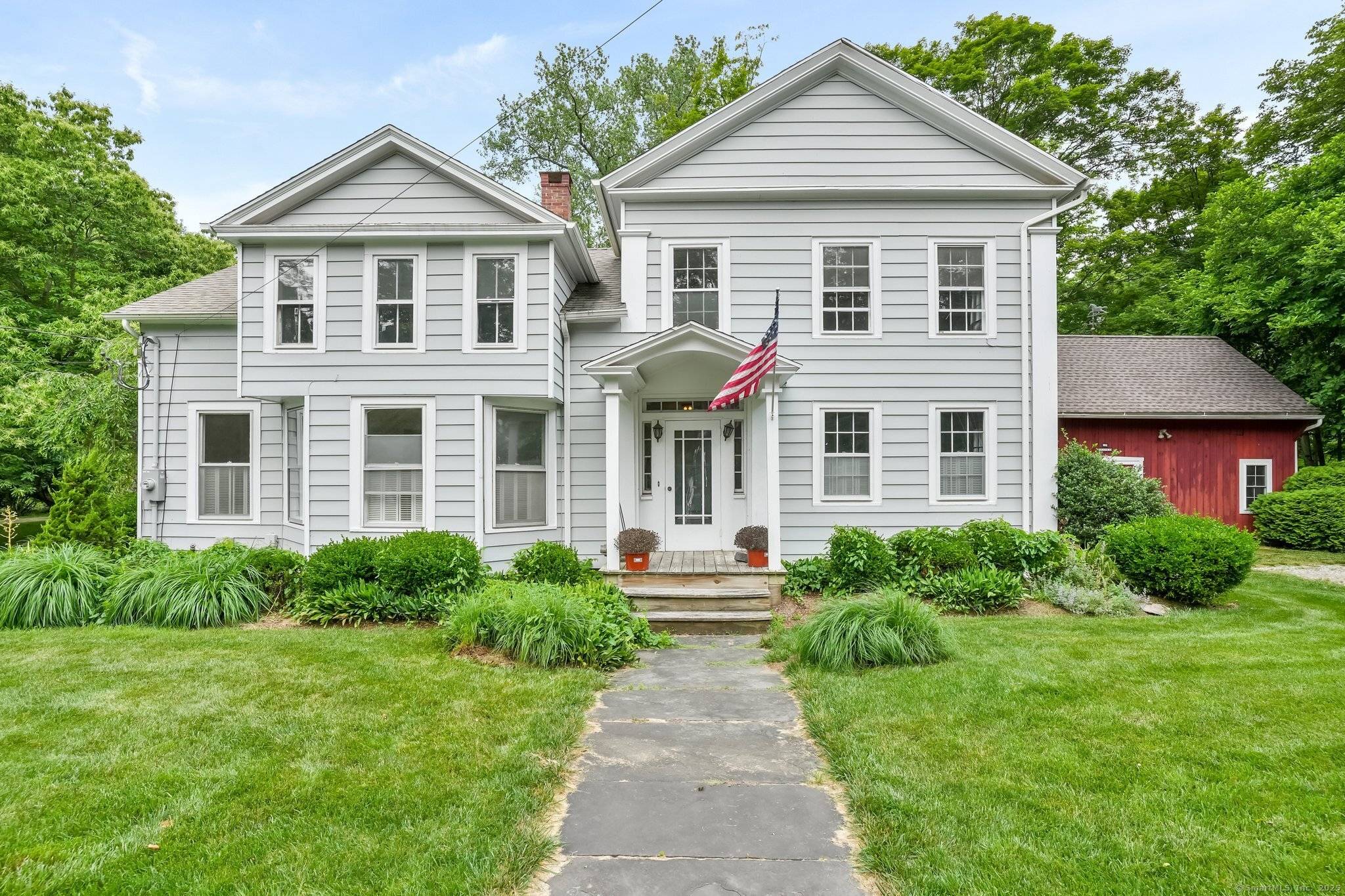 Discover the perfect blend of charm and functionality with this exceptional 10 room antique Colonial, ideally suited for horse lovers and nature enthusiasts.