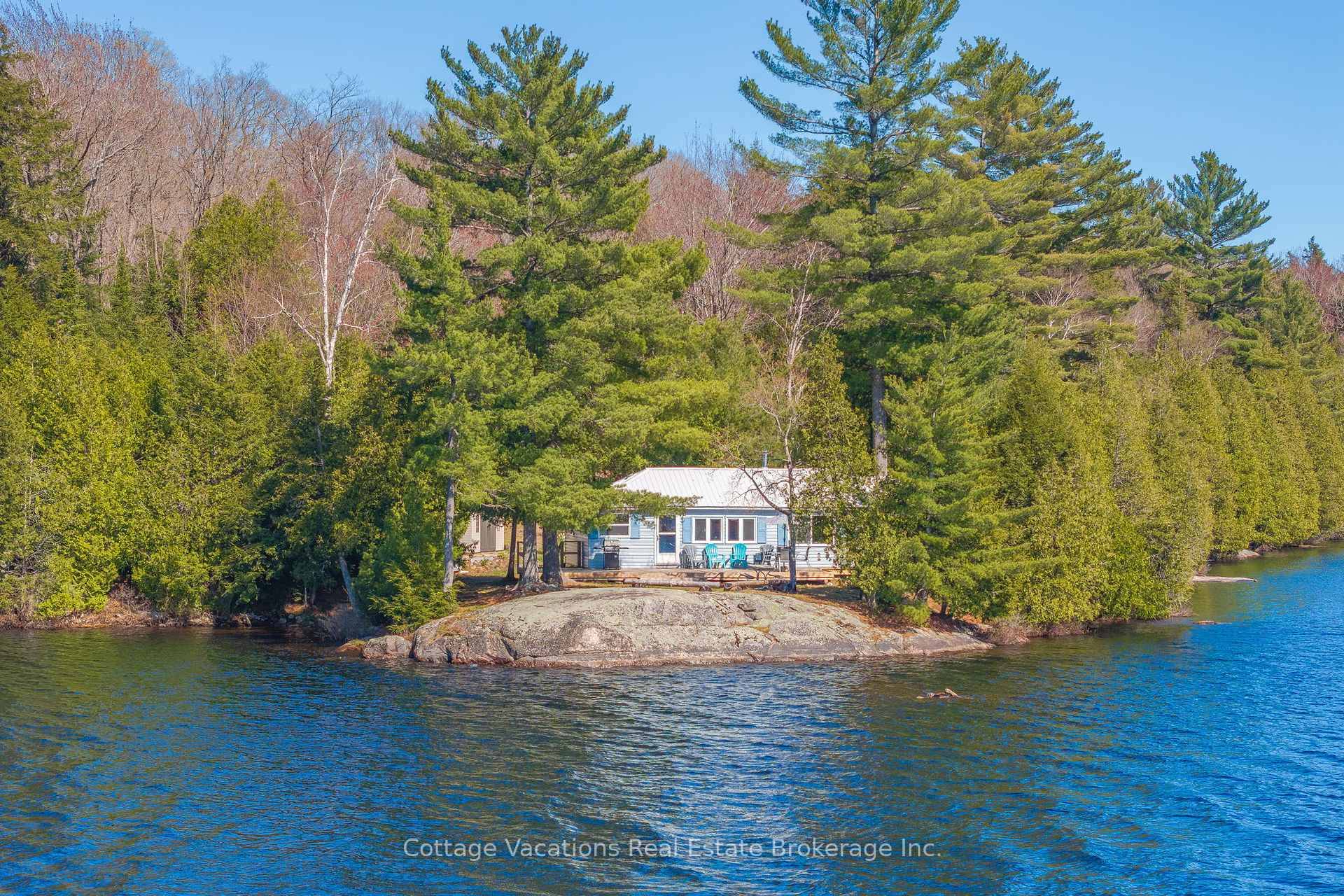 This waterfront cottage is the perfect spot for family and friends.