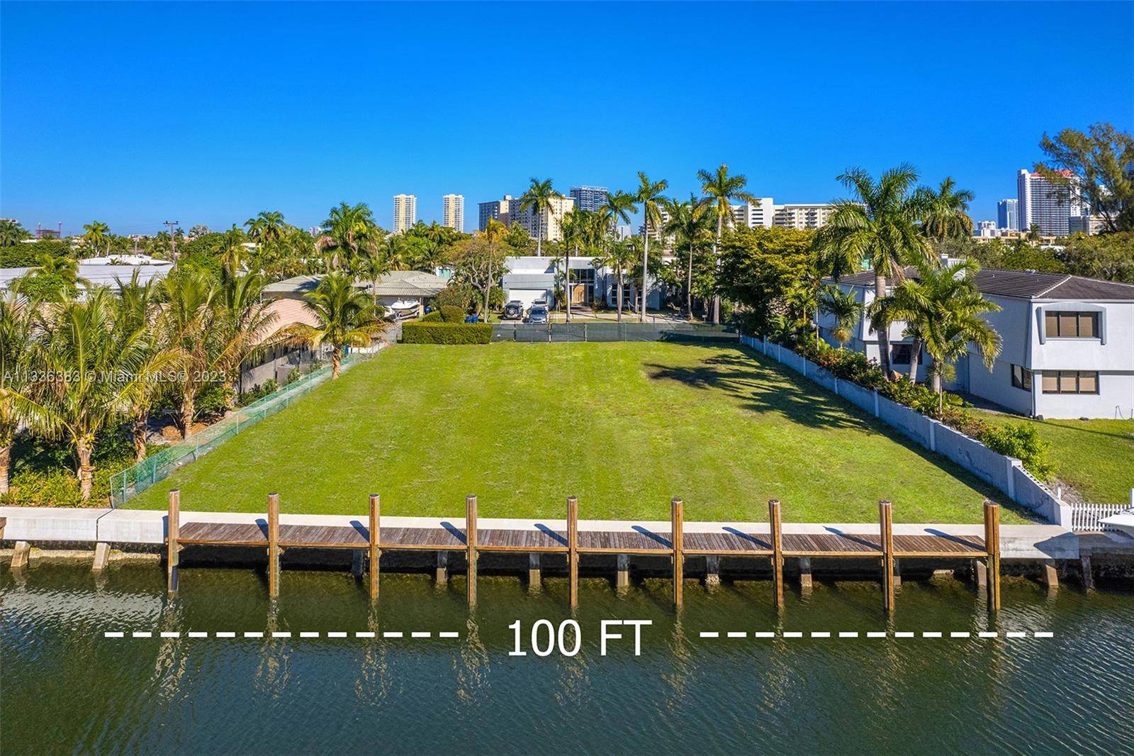 Rare and large Golden Isles waterfront lot with 100 feet of waterfront on deep water w no fixed bridge ocean access Lot 100 x 150'.
