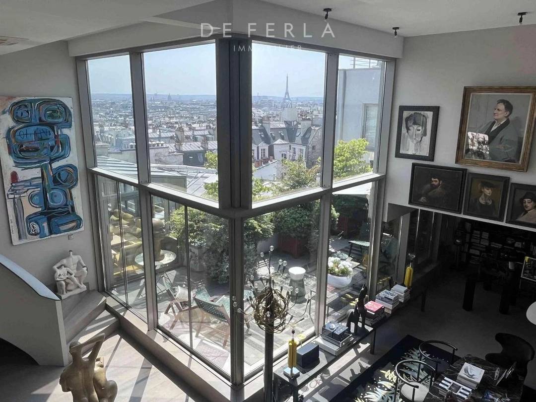 Penthouse Duplex avec Rooftop Privatif – Vue Tour Eiffel & P