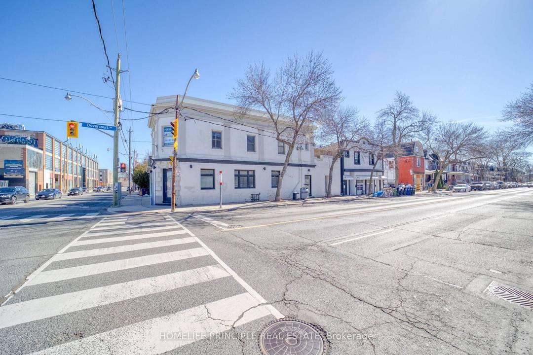 Priced to Sell ! High Visibility, Corner Freestanding 2 Storey Building Fronting On Dupont amp ; Dovercourt !