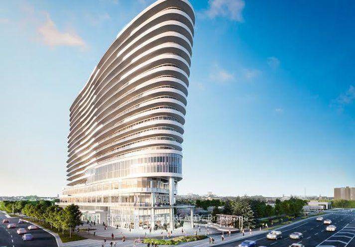 Excellent Location Exclusive 1Br Den with 2 Full washrooms, East facing featuring unobstructed view of Toronto and Mississauga skyline in ARC Condos w many upgrades.