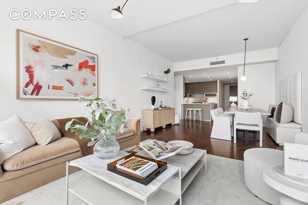 Perfectly positioned just at the tree line, this expansive two bedroom, two and a half bathroom West Village residence offers over 1, 600 square feet of effortless living.
