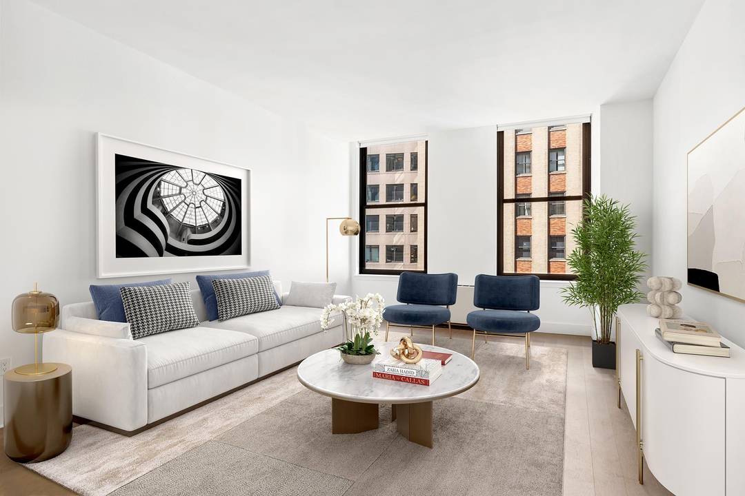 One Bedroom, One Bathroom HomeThis meticulously designed one bedroom, one bath residence offers an exceptional blend of spaciousness, comfort, and timeless sophistication.