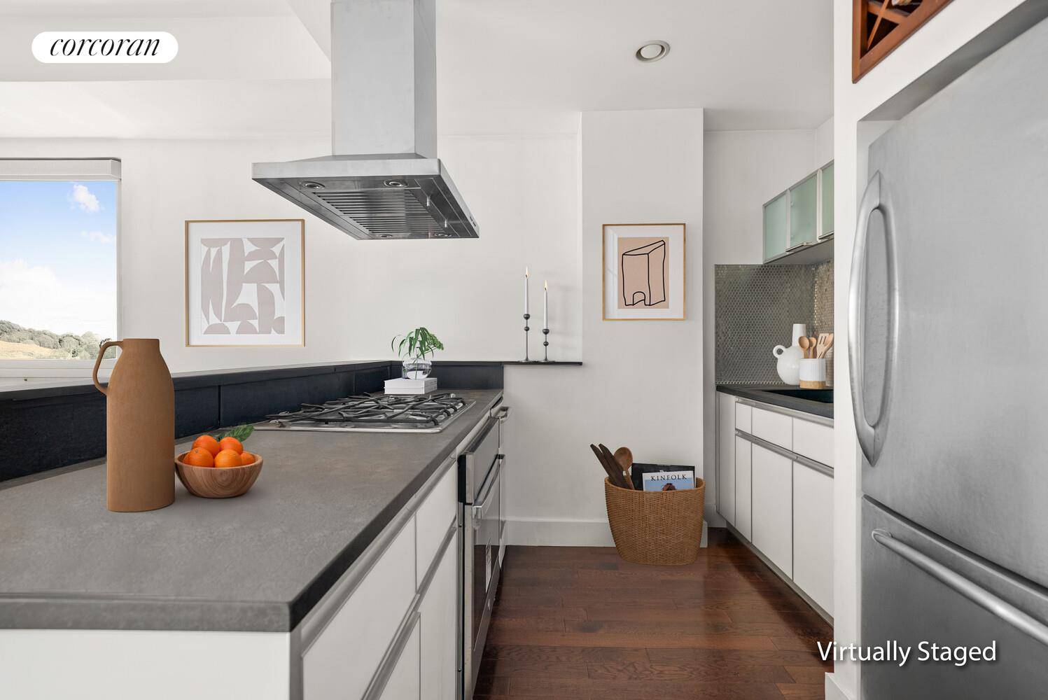 Welcome to this 525 sf studio with windowed sleeping alcove home office at 44 27 Purves Street This well laid out studio offers approximately 525 square feet of interior space, ...