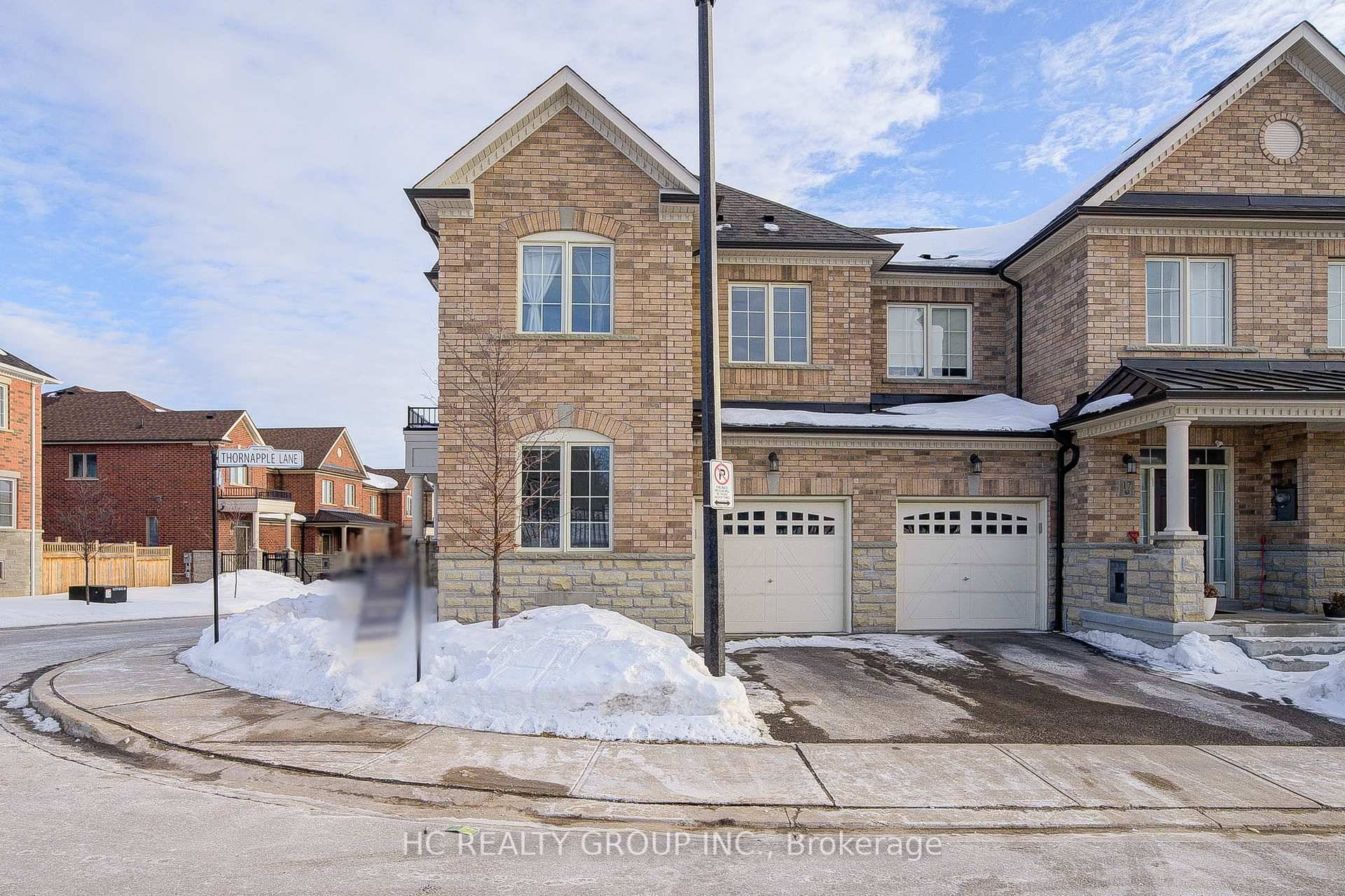 Well Kept Sun filled End Unit With Numerous Large Windows.