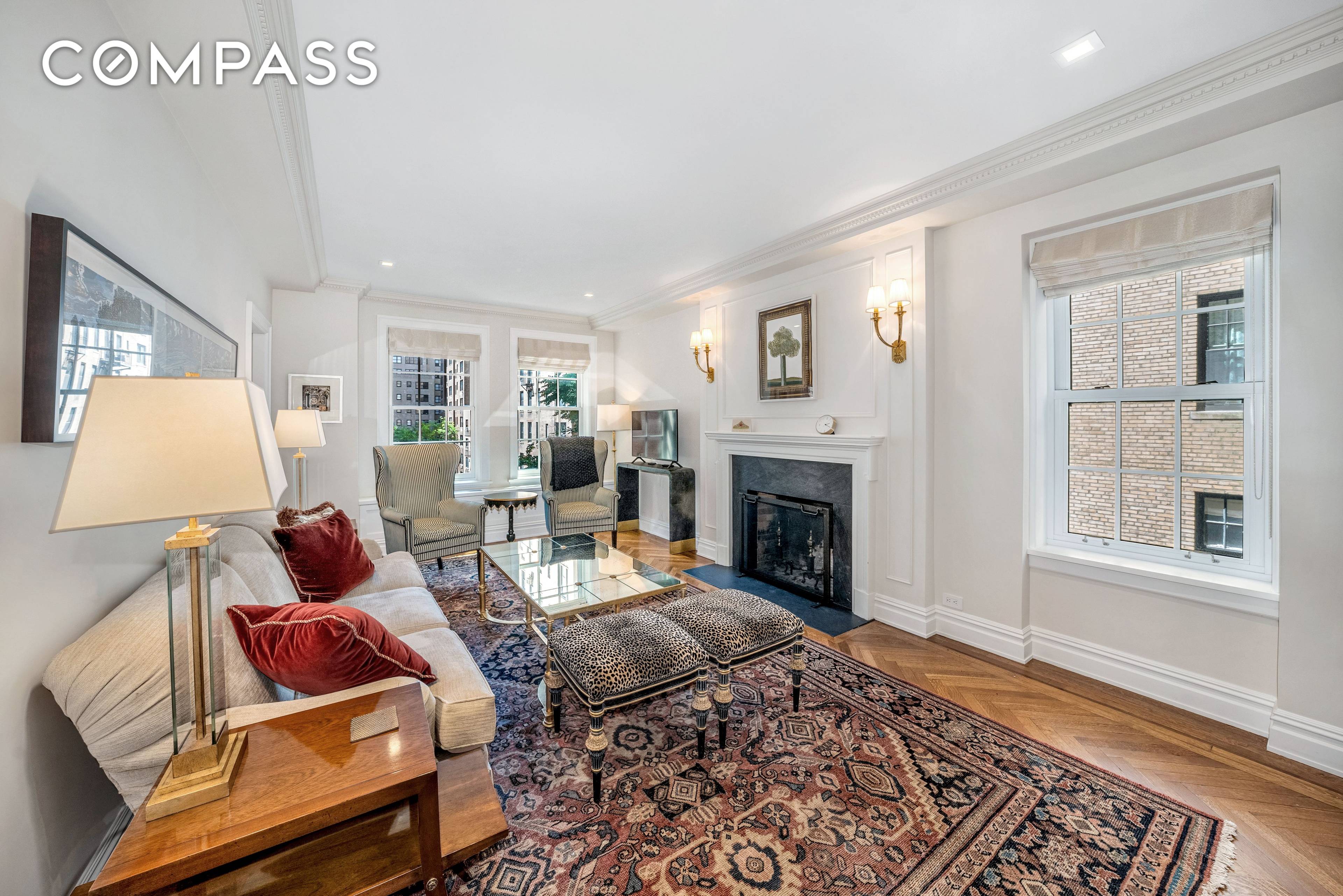 An impeccably renovated home in one of Rosario Candela s finest buildings, 14 Sutton Place South.