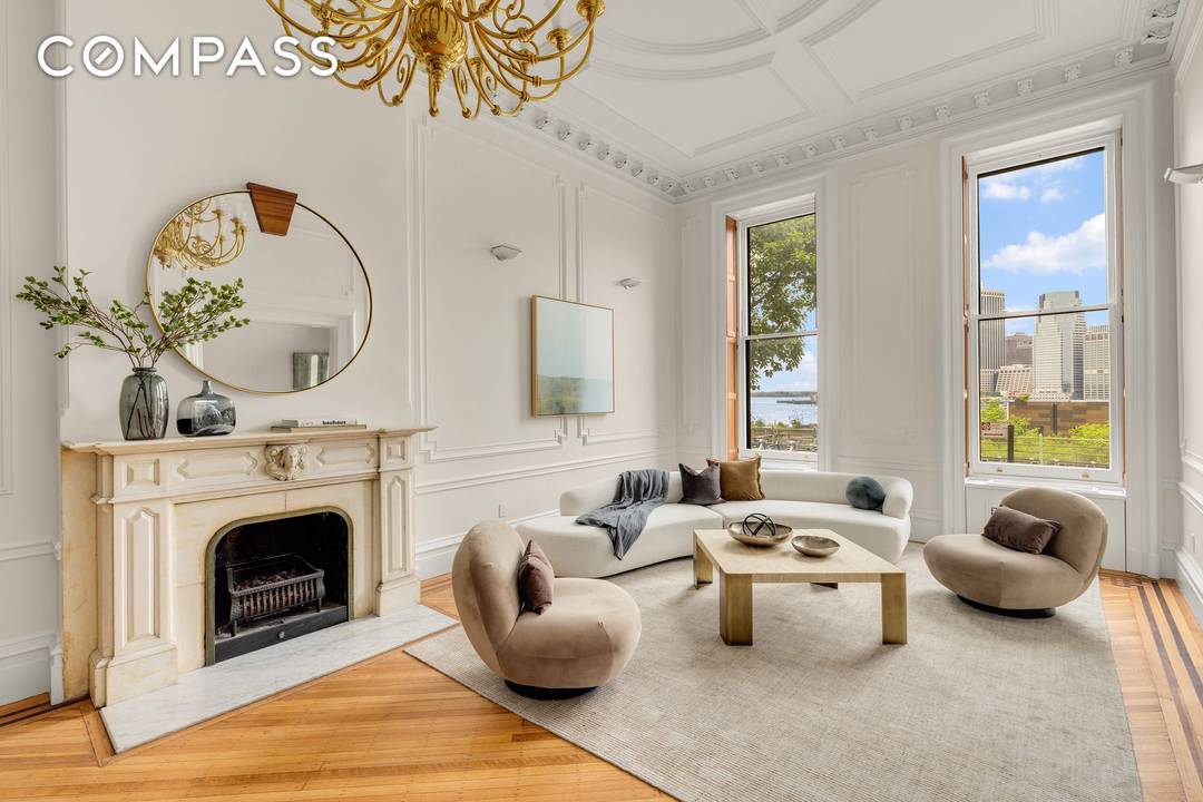 Welcome to 75 Columbia Heights, a rare and extraordinary 25 foot wide, two family brownstone spanning over 6, 000 square feet of interior living space, including a spacious two bedroom ...