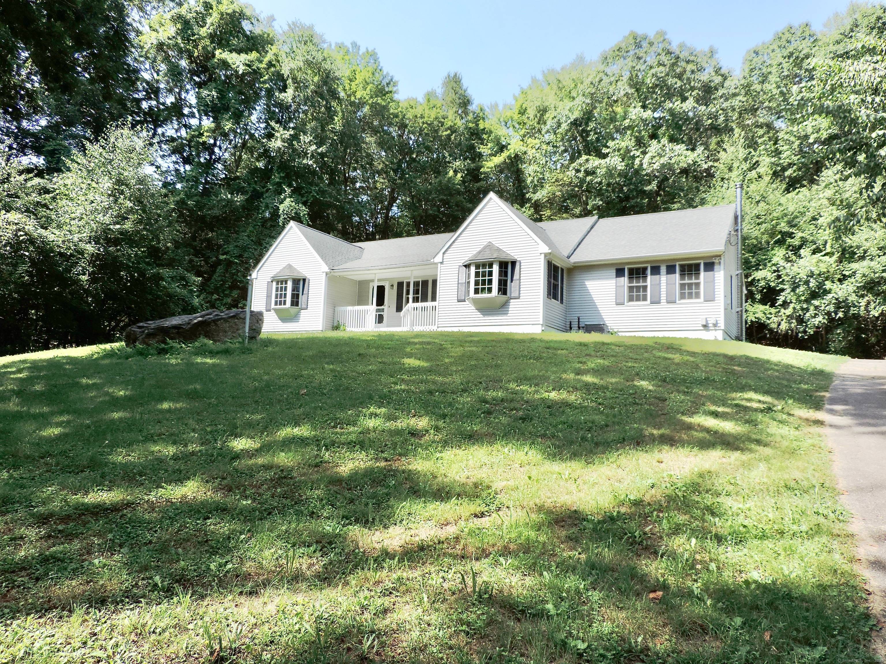 This Recently Renovated 3 Bedroom, 2 Full bath Ranch includes a 2 Car Garage, Fenced in Back Yard, a Beautiful Front Porch to Enjoy and Almost 4 Acres of Land.