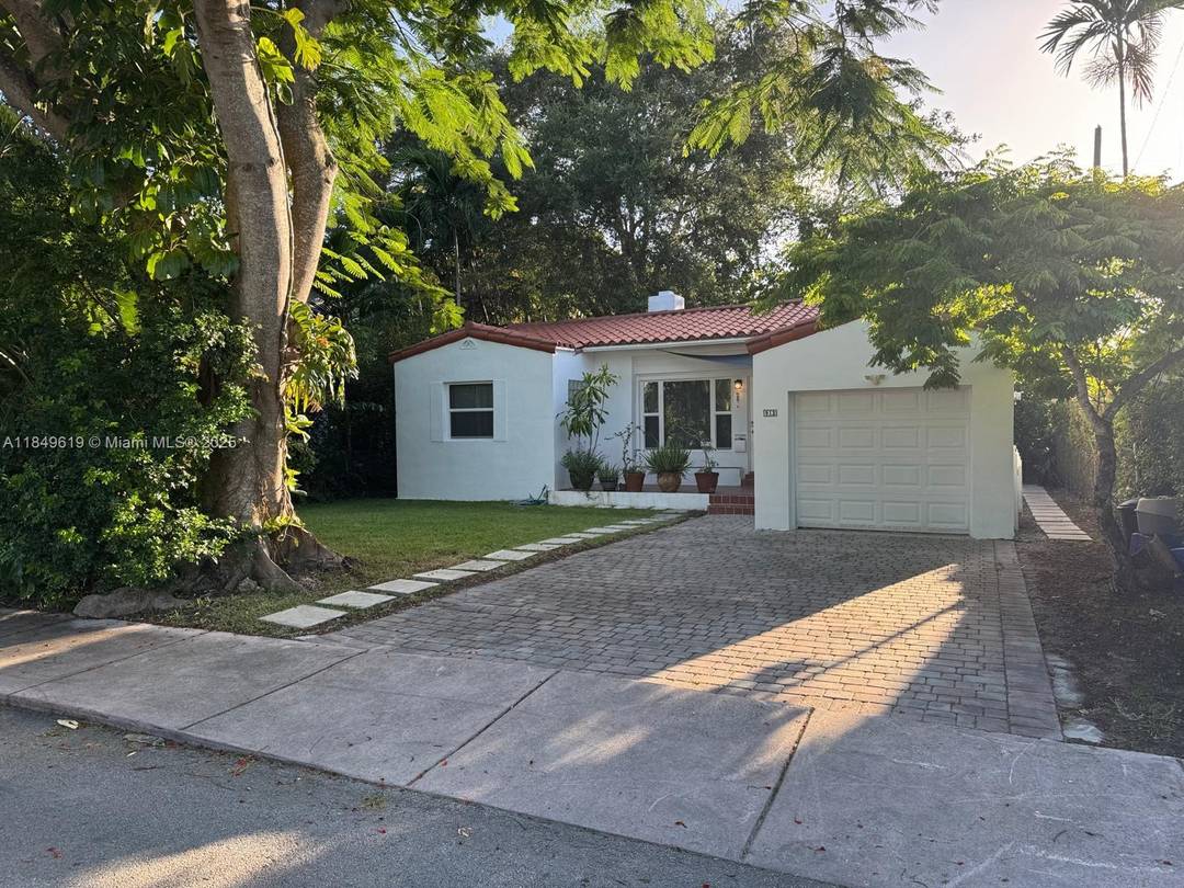 This special home was built in 1946 and features many architectural details.