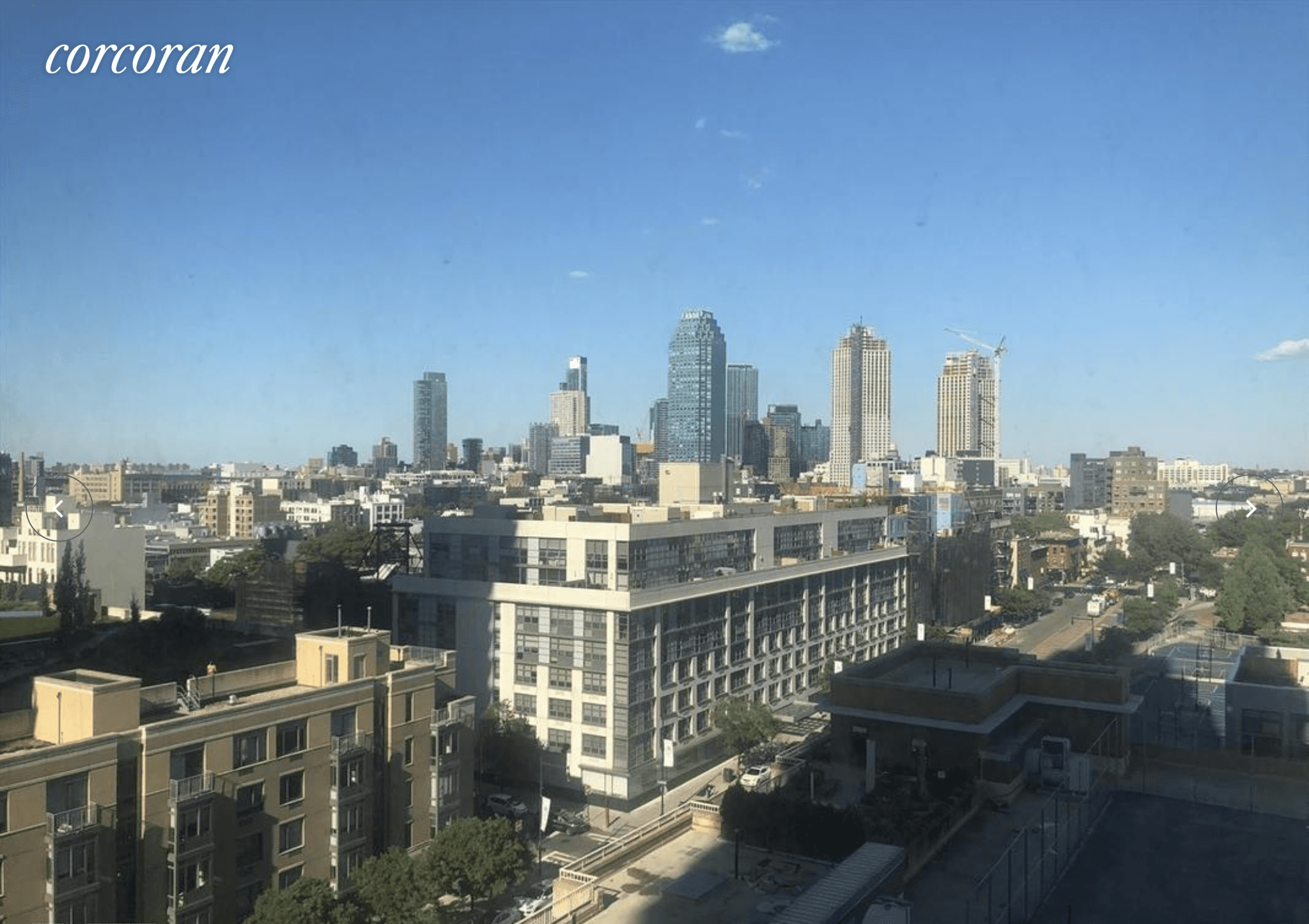 Over sized sun filled extra large king sized one bedroom featuring large windows, extra large living space, dining area, ample storage, full modern kitchen and bath.