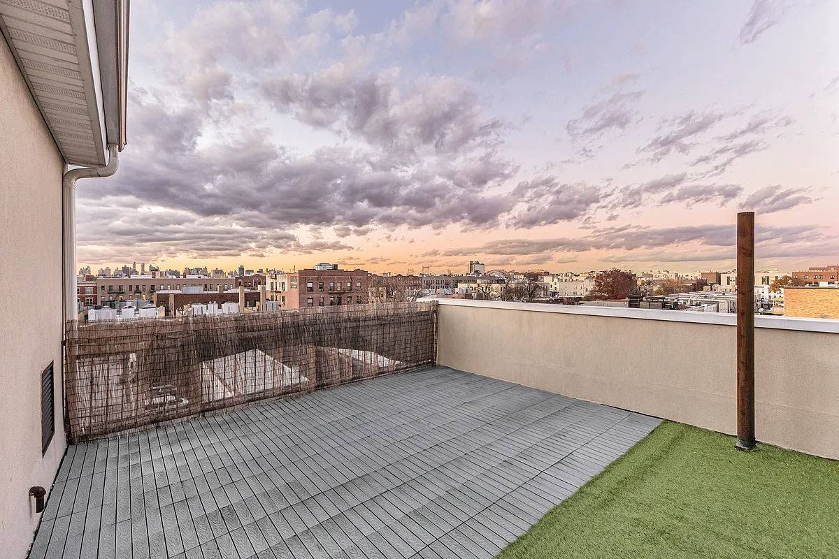 Stunning Duplex 3 Bed 1 Bath with Private Roof Deck in Prime AstoriaRent StabilizedThe Unit Top Floor Duplex Apartment Renovated Kitchen with Stainless Steel Appliances Separate Dining Area West Facing ...