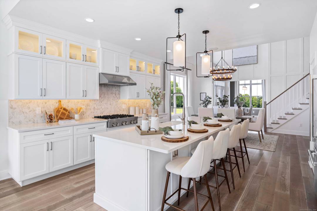 Soaring ceilings and graceful details define the Albrecht's thoughtful design.