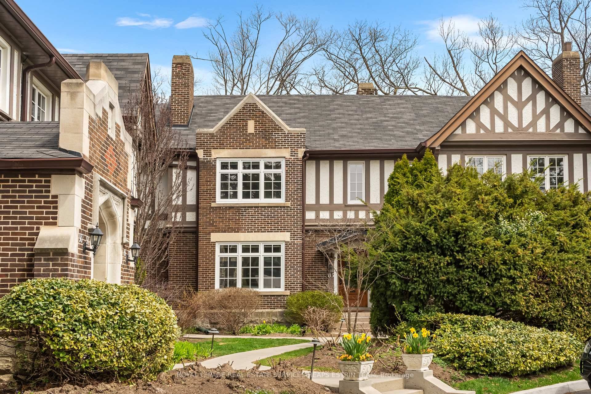 Tucked away in Toronto's coveted Governor's Bridge neighbourhood, 85 Douglas Crescent feels like discovering a secret garden.
