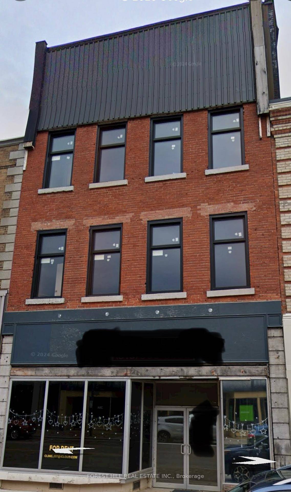 Excellent downtown, main street exposure for your professional business office.