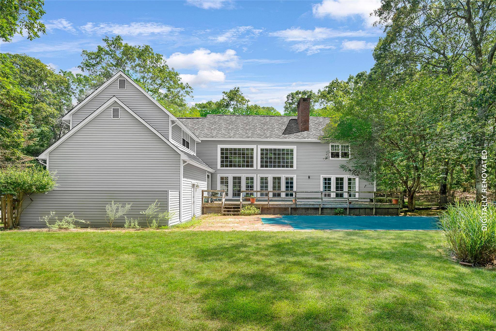 An Exceptional Opportunity in East Hampton's Northwest Woods Set on three private, parklike acres in the coveted Grassy Hollow Estates, this stately post modern offers 3, 000 square feet of ...
