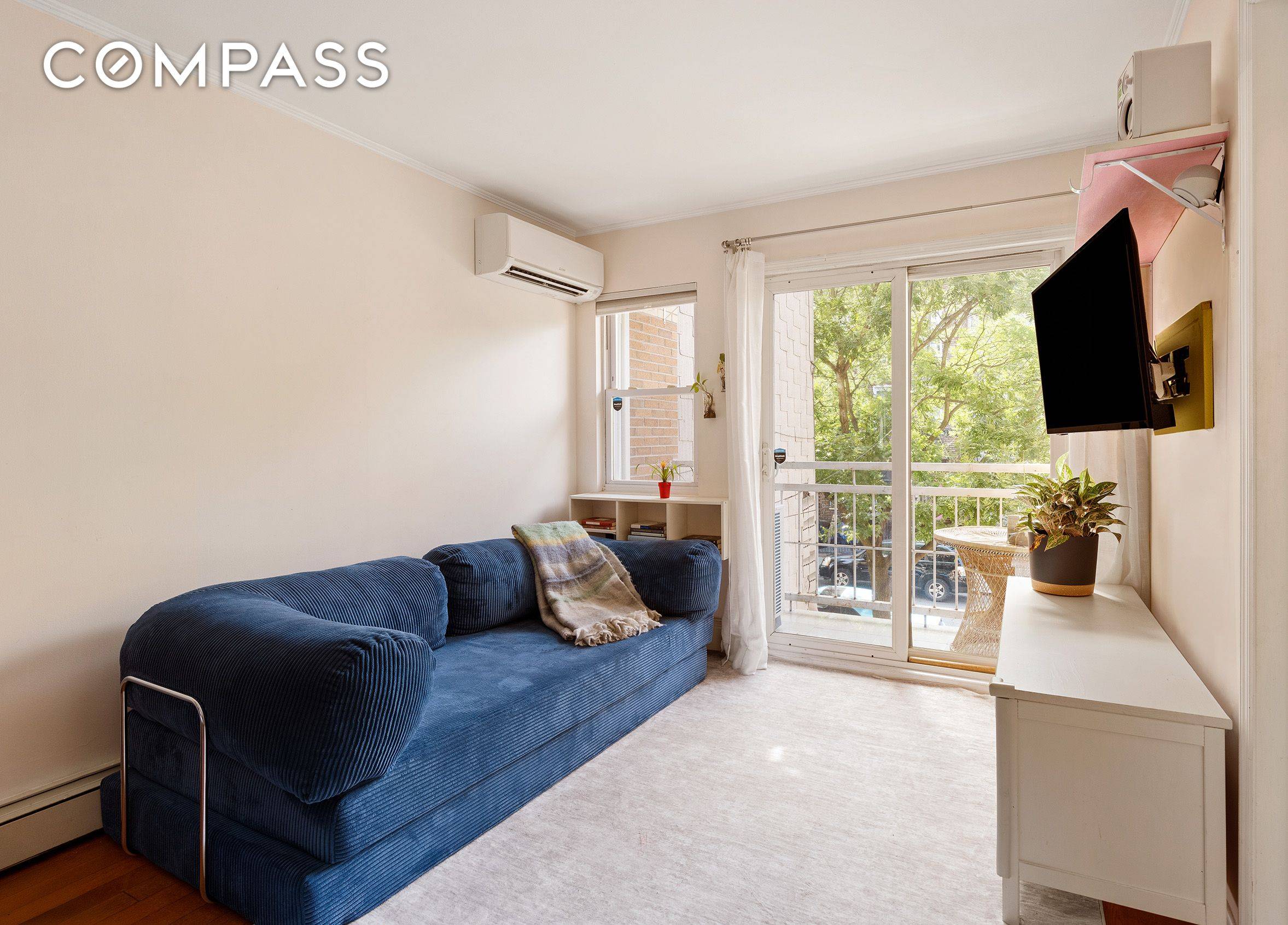 Incredible opportunity to own a three bed, two bath apartment with low monthlies right off the Dekalb L in the heart of Bushwick.