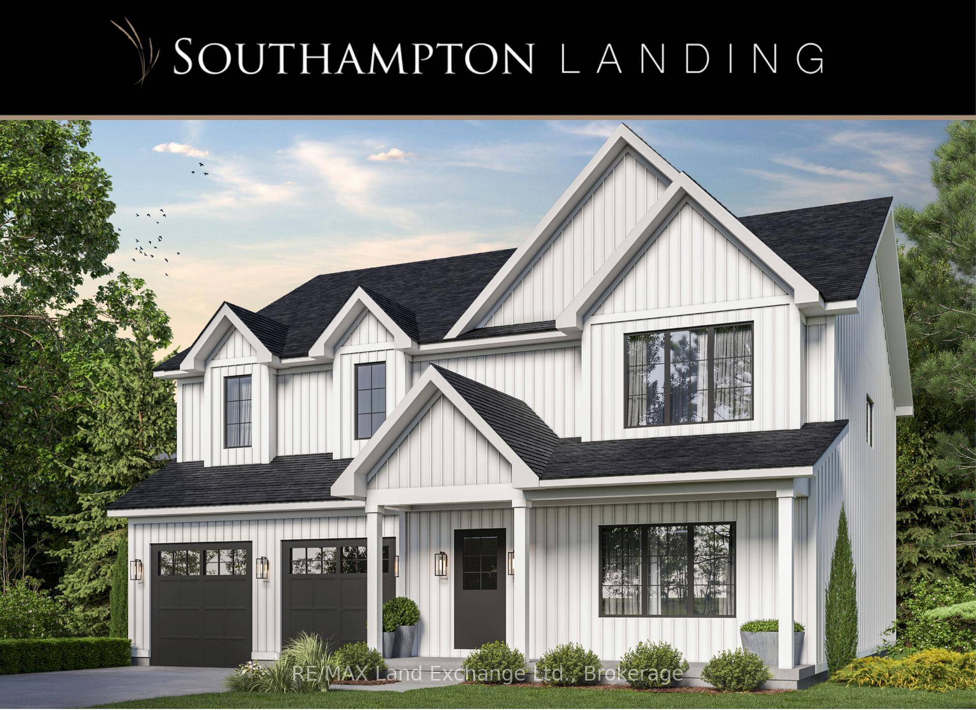 To Be Built The Sherbrooke offers a rare opportunity to own a purpose built duplex or multi generational home in the highly desirable Southampton Landing community.
