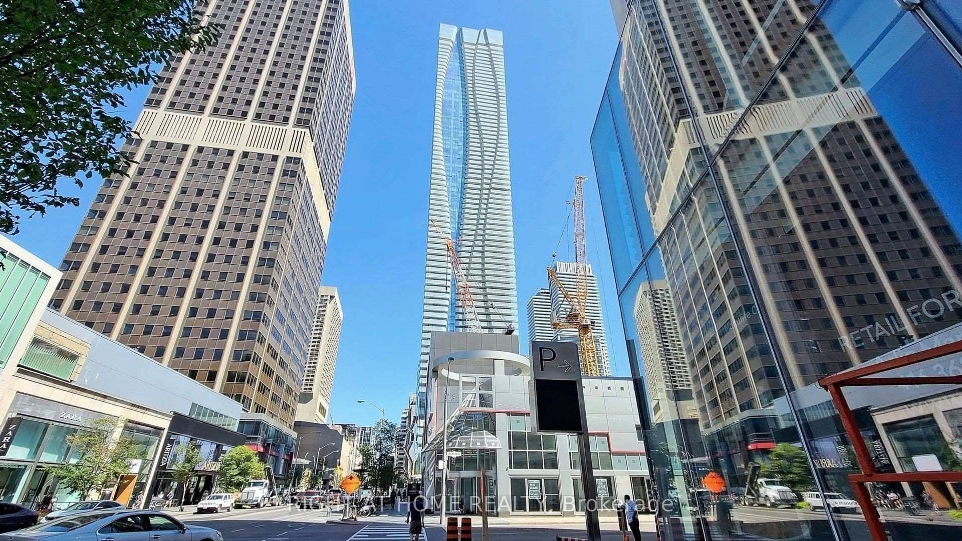 One Bloor Street ! Luxury Residence, Large 2 1 Unit, Large Terrace Has A Perfect Layout.