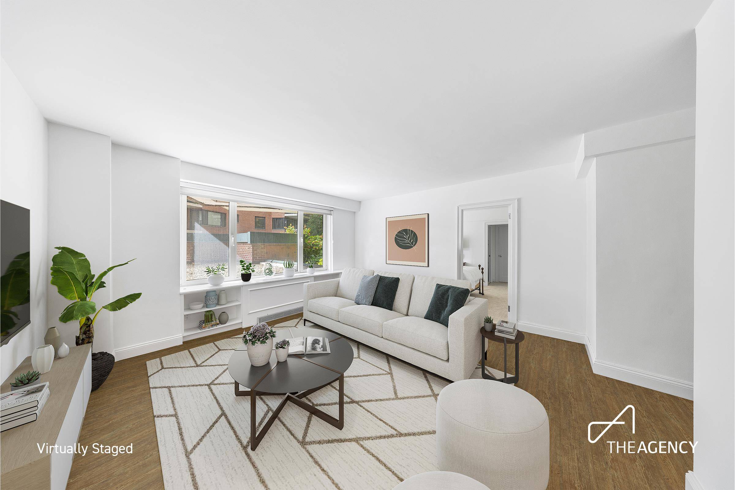 Welcome home to this stunning apartment overlooking the garden on the 2nd floor, that boasts meticulous attention to detail.