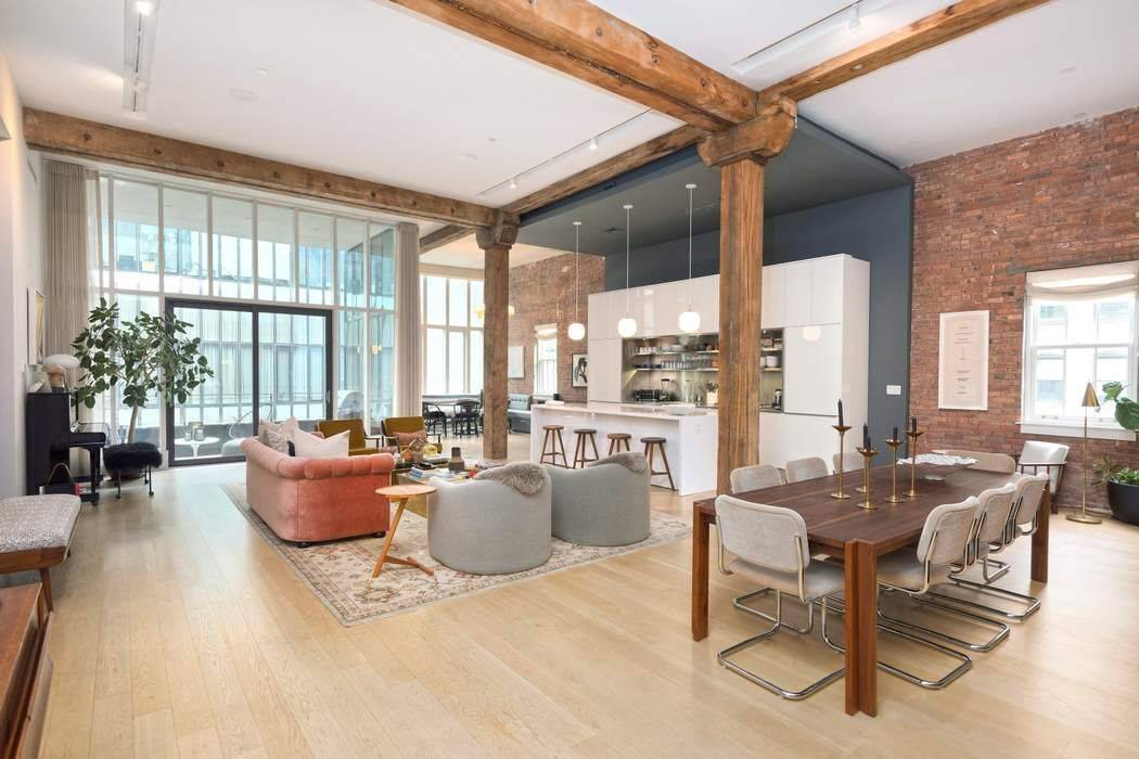 Welcome to a reimagined DUMBO loft like no other where no expense was spared.