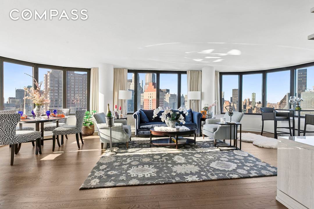 Experience luxury living in this elegantly renovated 2 bedroom, 2 bathroom residence on the 50th floor of The Corinthian, a full service, white glove condominium.