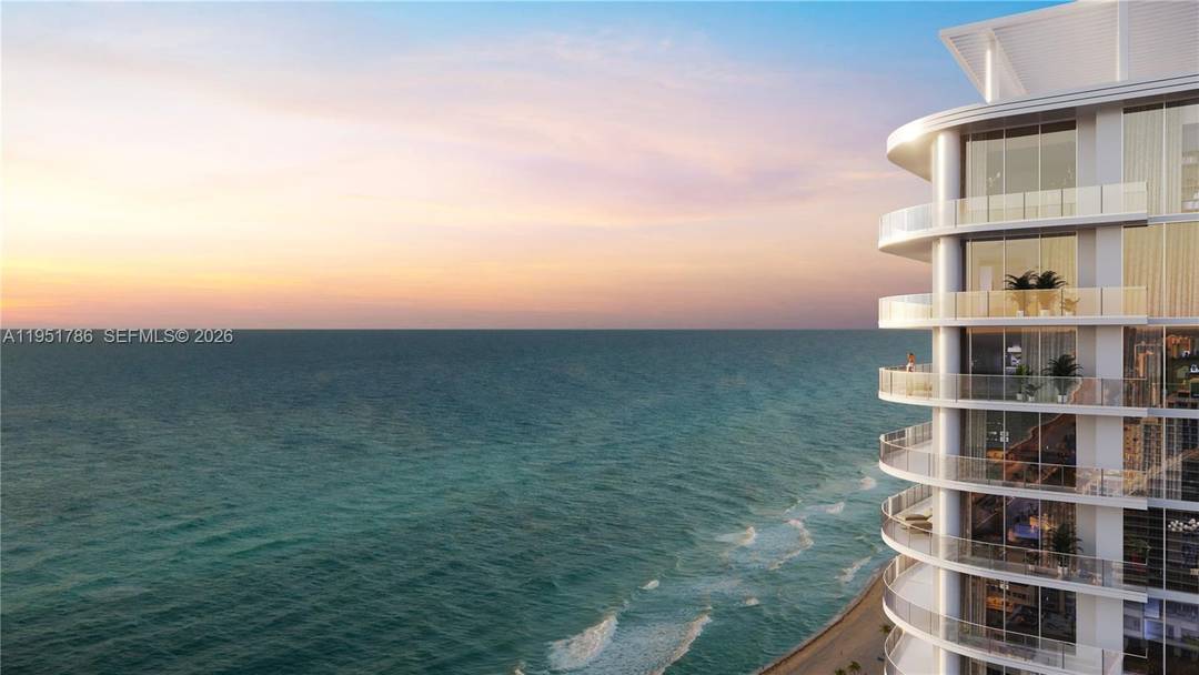 Exceptional high floor residence at Selene Fort Lauderdale with panoramic ocean, intracoastal, and skyline views from 2105S.