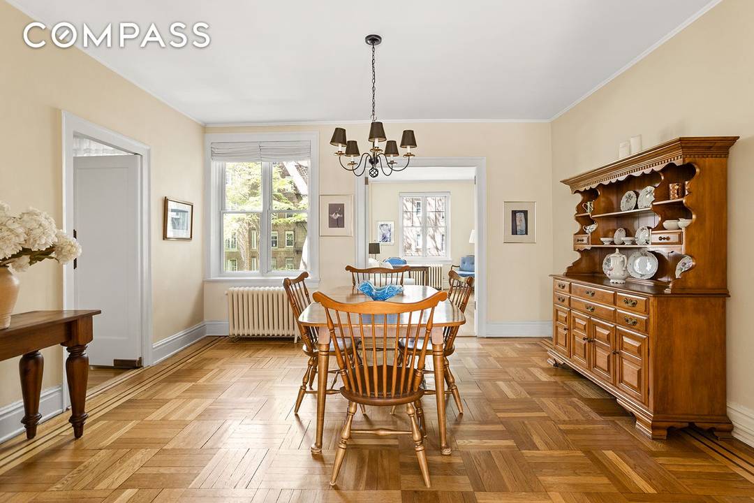 Stunning, bright sunny two bedroom, two bath prewar gem in the heart of the Jackson Heights historic district.