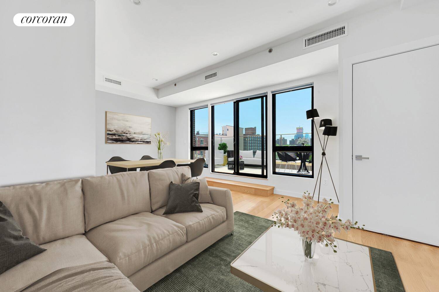 THE LOWEST MONTHLY TAX OUT THERE FOR A NEW DEVELOPMENT CORNER UNIT 1 BEDROOM WITH PRIVATE TERRACE OASIS !